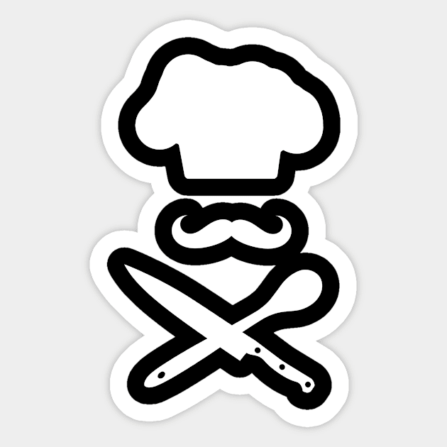 Chef Sticker by Jared S Davies